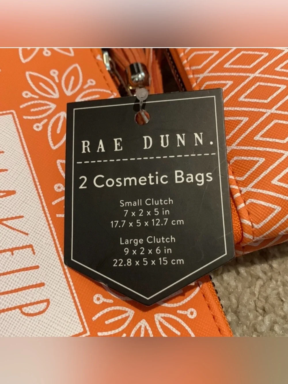 💙Rae Dunn Cosmetic Bag Set
